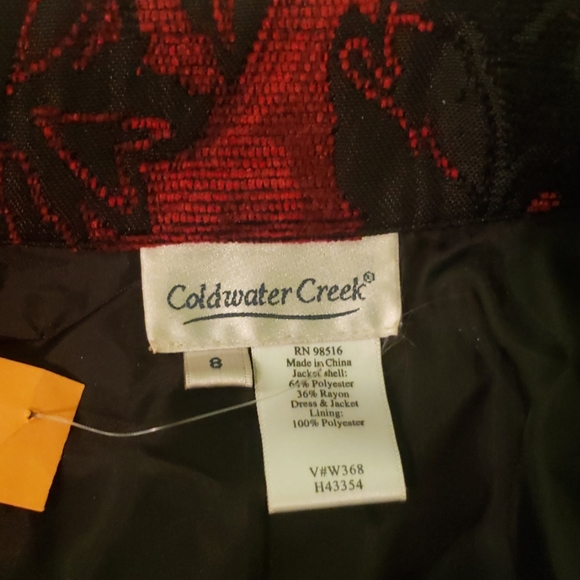 Coldwater Creek Floral Dress Jacket - Picture 5 of 8